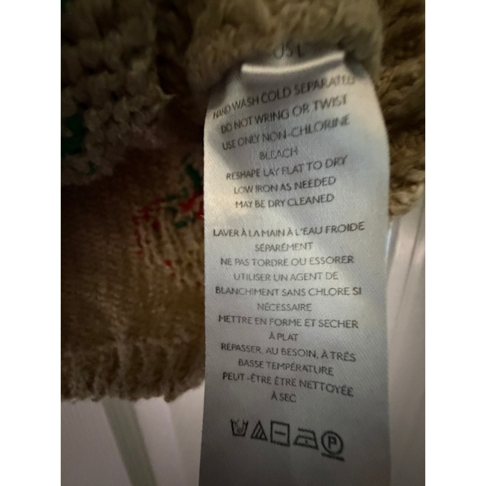FREE PEOPLE ~ STRAWBERRY JAM Knit Crop Top L Large Sweater Puffed Gauze Sleeve - Picture 7 of 9